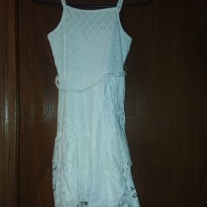 Justice Girls White Dress Size 8